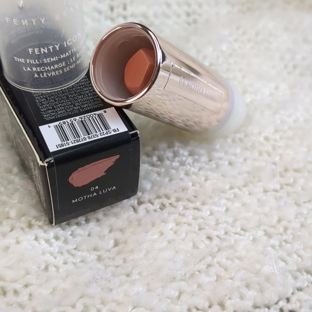 FENTY ICON  "The Fill" Semi-Matte Lipstick Refill,  Motha Luva, 3.8g/0.134oz ea - Picture 4 of 11